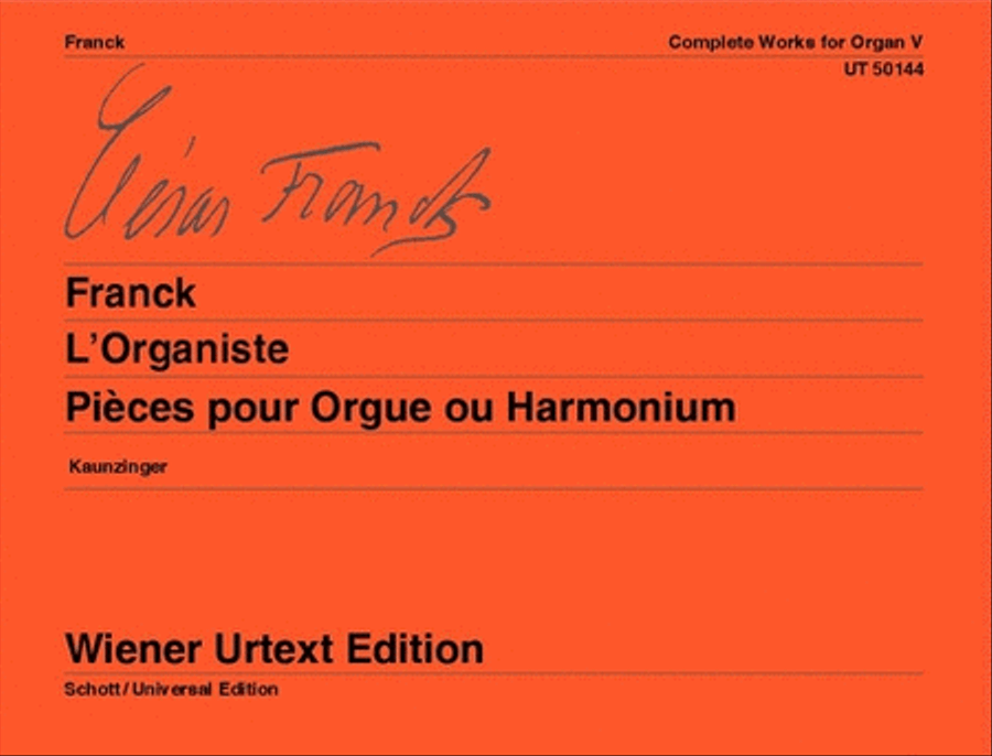 Complete Works for Organ, Vol. 5 by Cesar Auguste Franck Chamber Music - Sheet Music