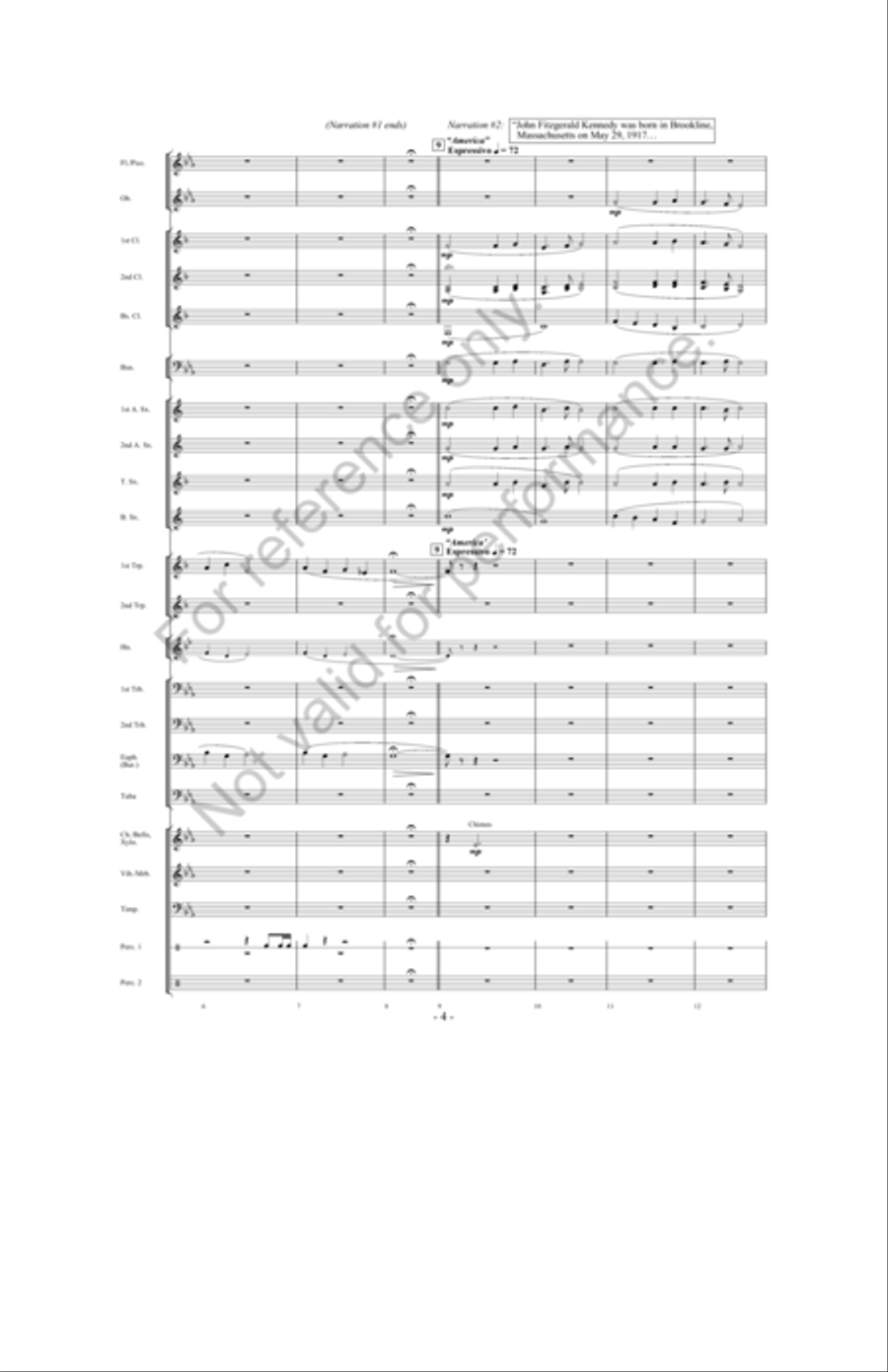 Ask Not Concert Band scores gallery preview page 3