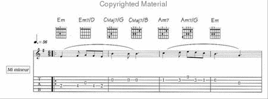 Recueil Comptines de la mer Guitar Tablature scores gallery preview page 4