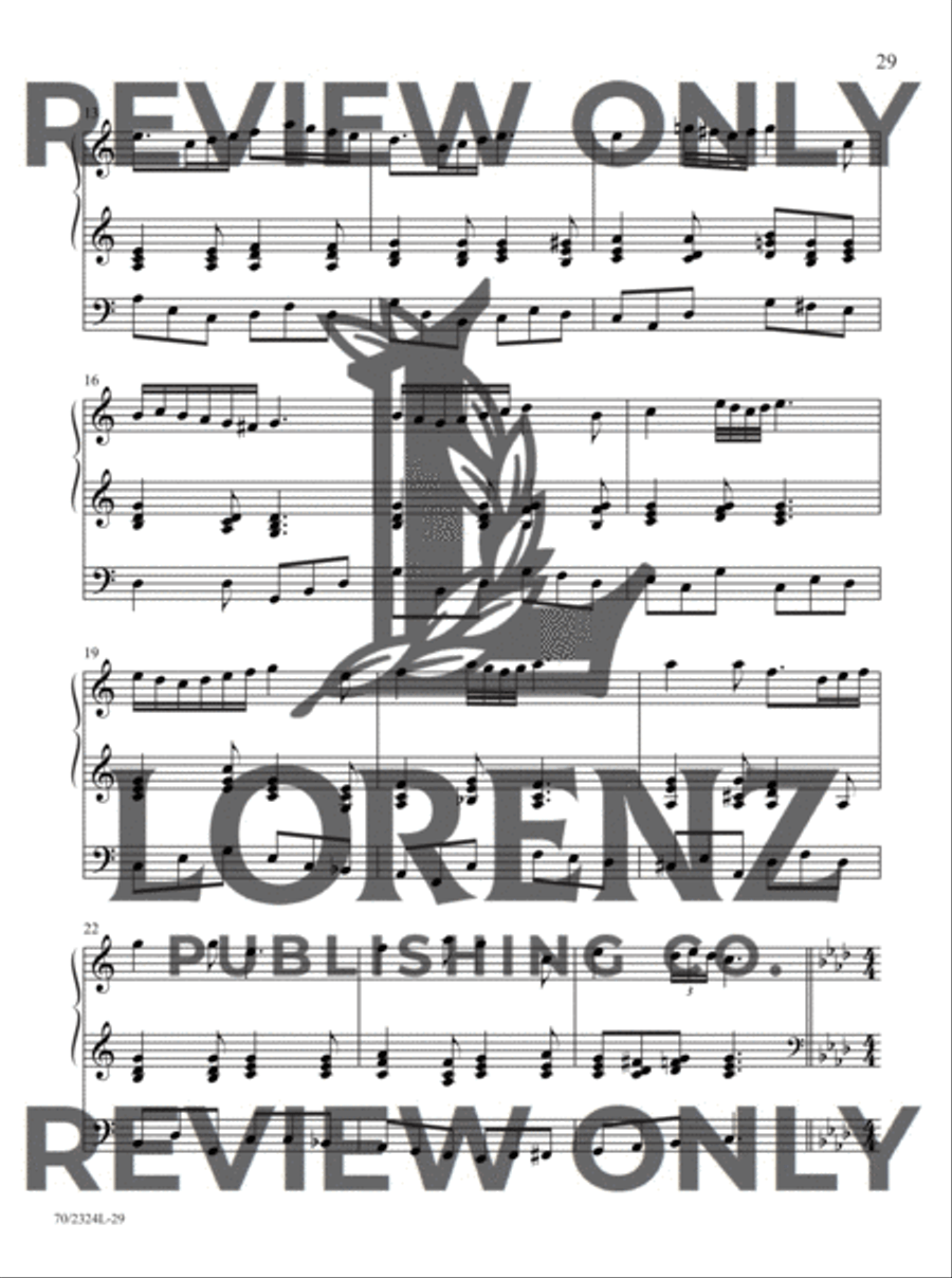 The Sacred Organ Library, Vol. 10 Organ Solo scores gallery preview page 11