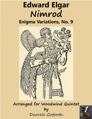 Book cover for Elgar: Nimrod (Variation IX from Enigma Variations) for Woodwind Quintet