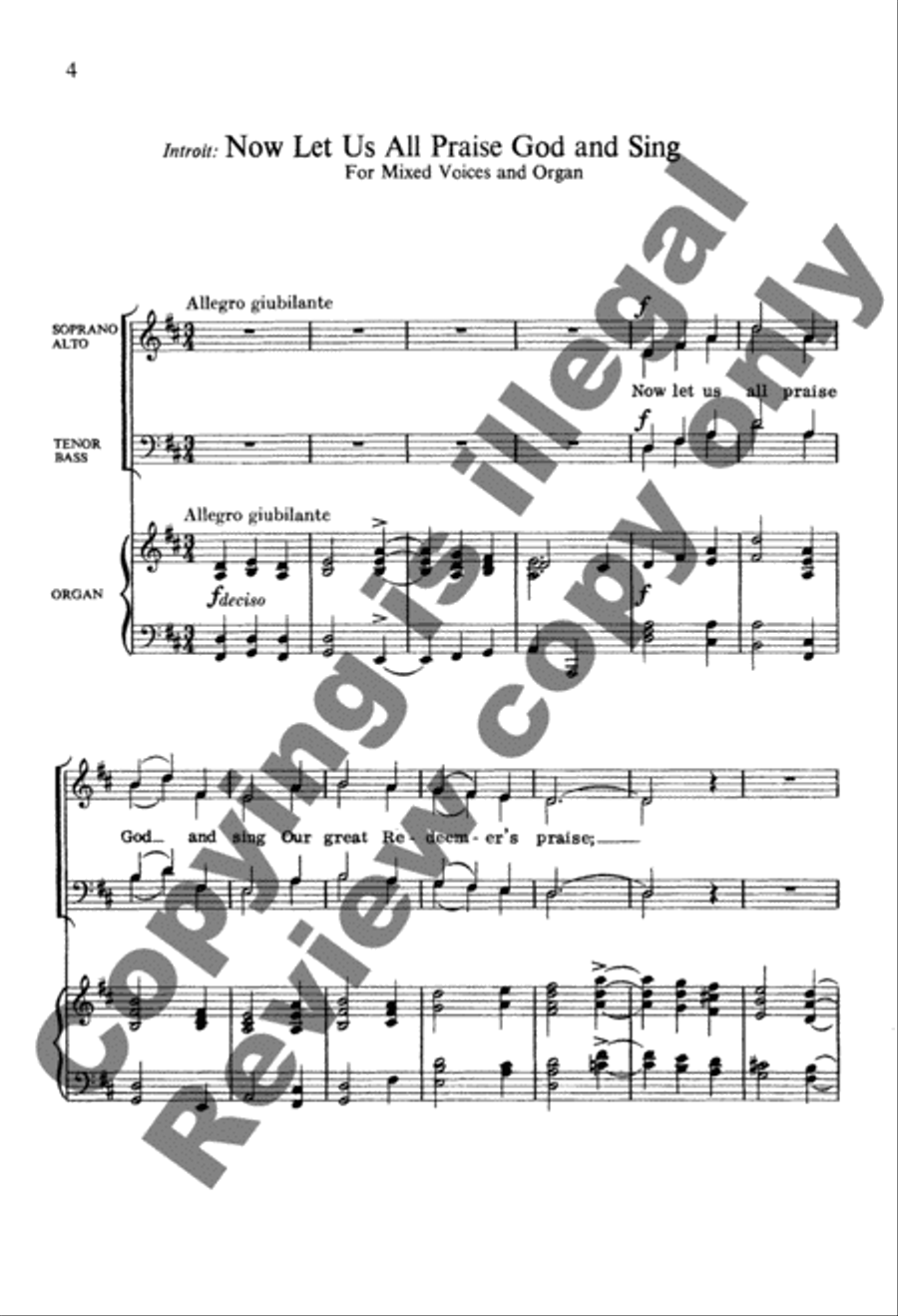 Missa Exultate Missa Exultate 4-Part scores gallery preview page 10