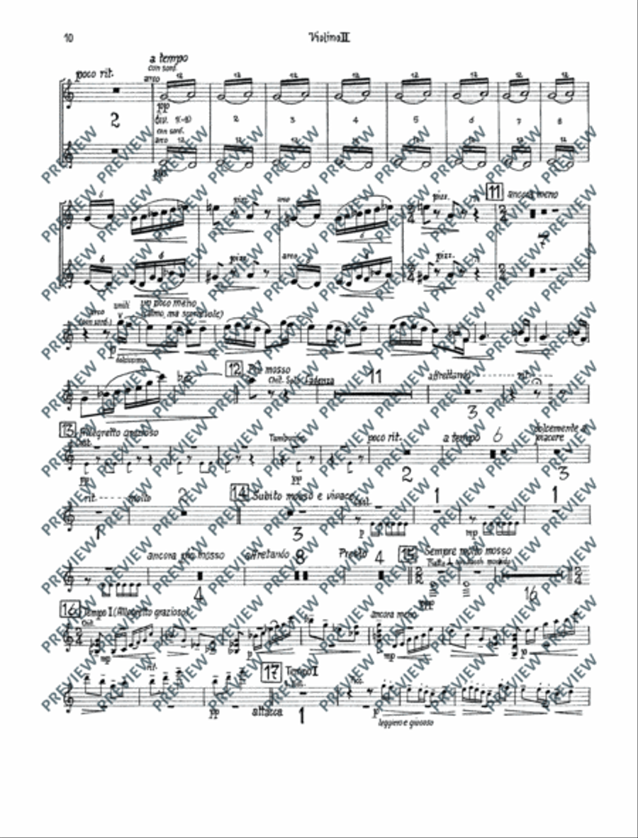 2. Concerto in C Violin scores gallery preview page 11