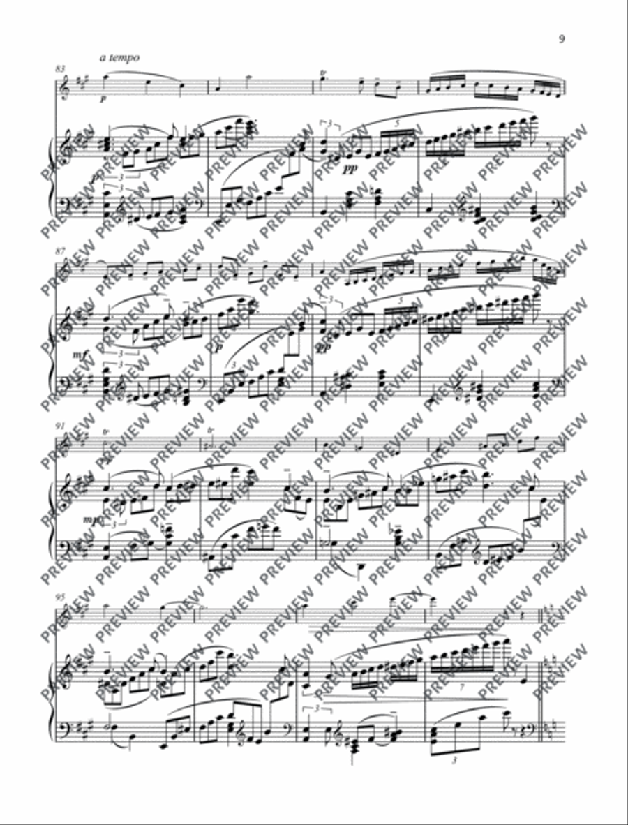 Love’s sorrow Violin Solo scores gallery preview page 10