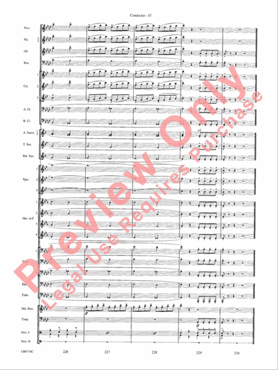 Gershwin! (Medley) Gershwin! (Medley) Concert Band scores gallery preview page 50