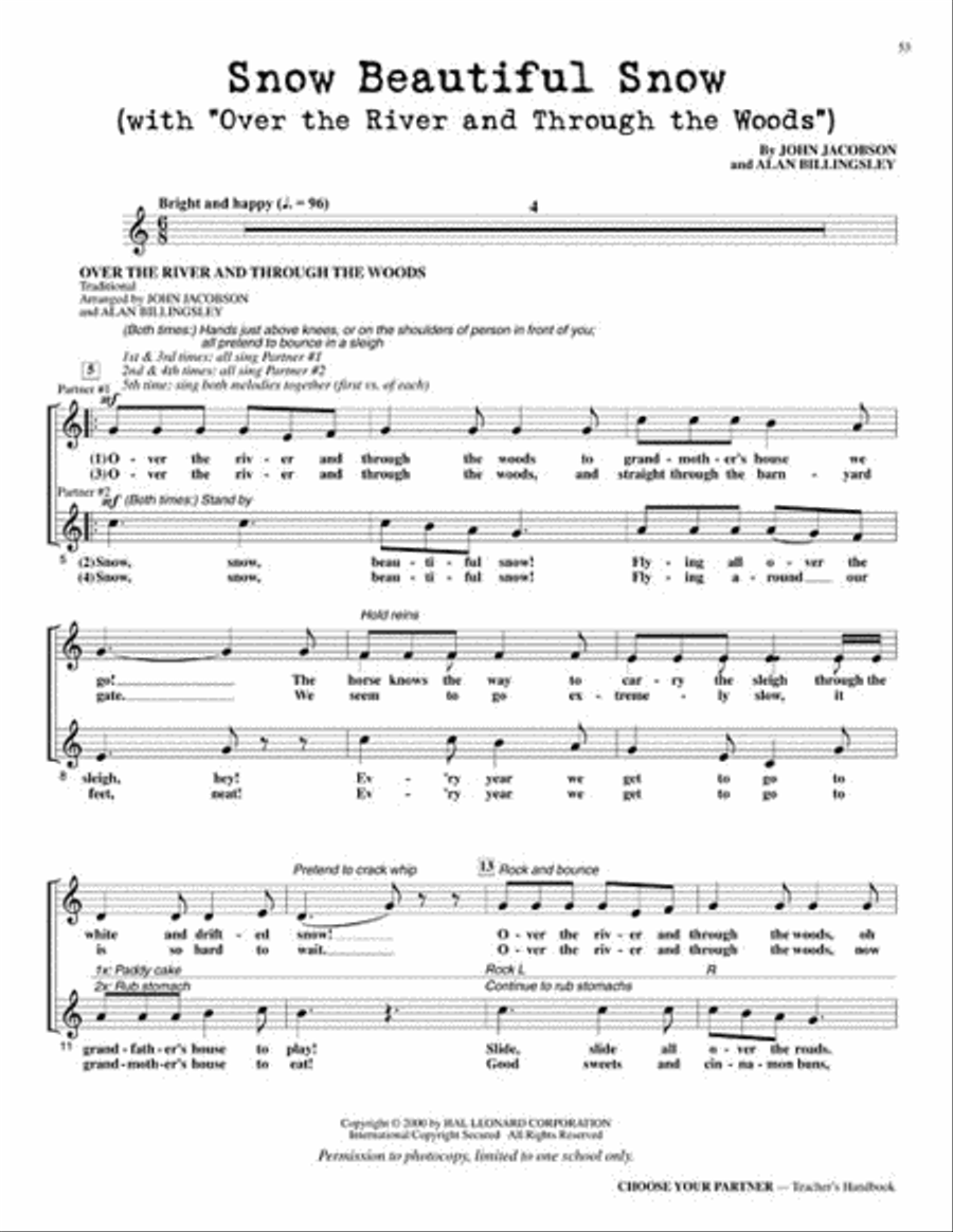 Choose Your Partner (Collection) Choir scores gallery preview page 7