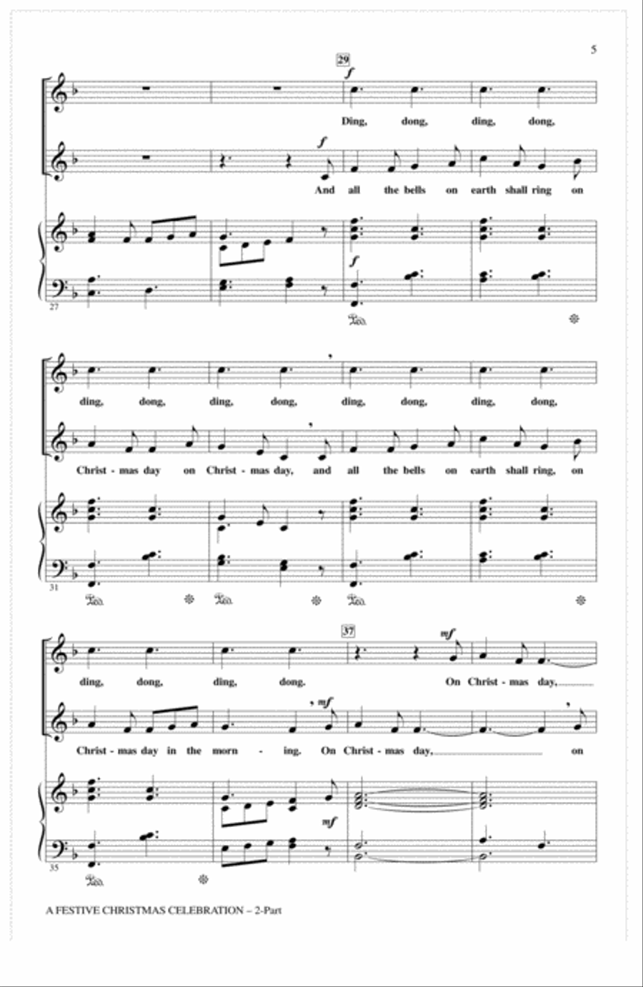 A Festive Christmas Celebration 2-Part scores gallery preview page 3