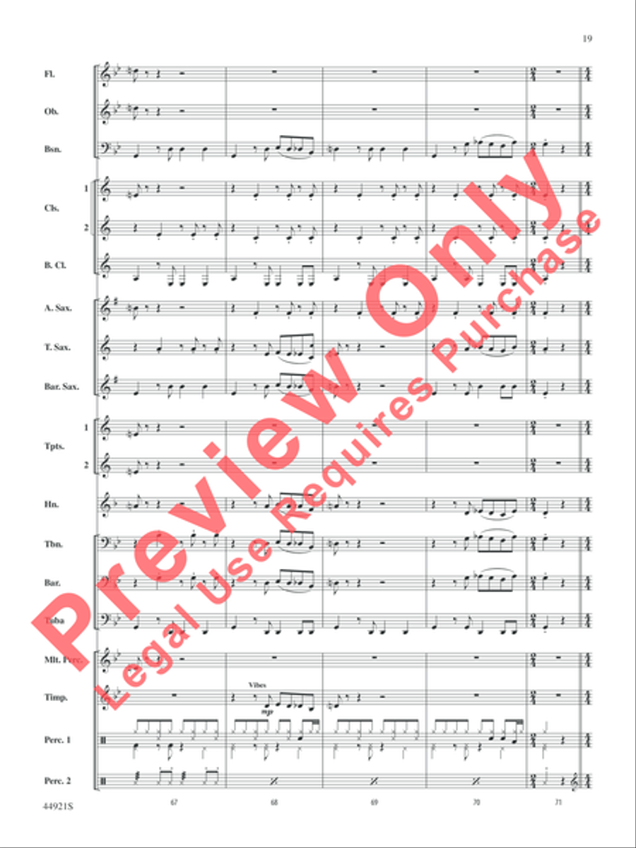 The Man from U.N.C.L.E. (from the Original Motion Picture Soundtrack) Concert Band scores gallery preview page 20