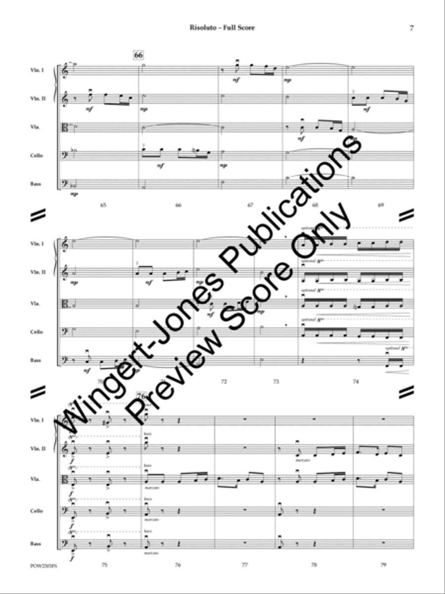 Risoluto String Orchestra scores gallery preview page 8