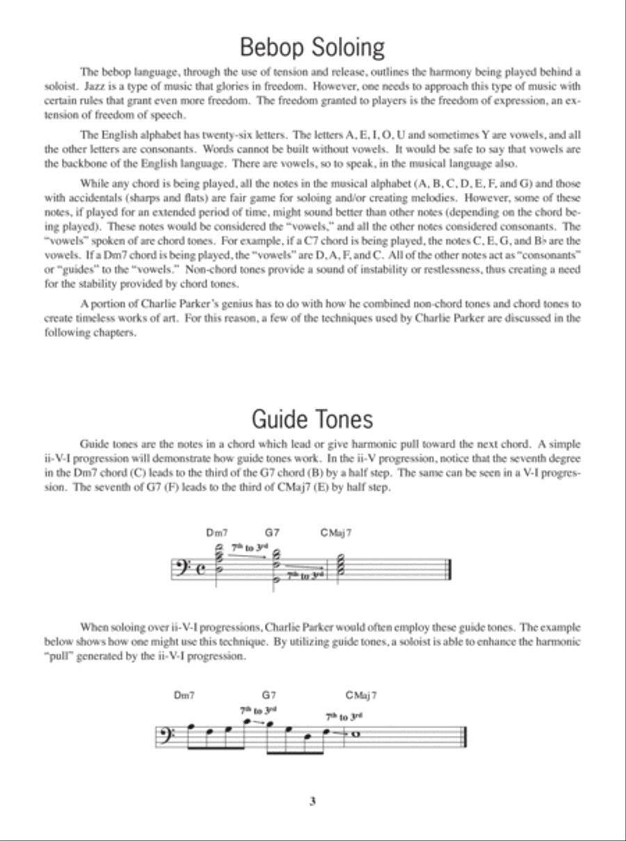 Essential Jazz Lines in the Style of Charlie Parker, Bass Edition image number null