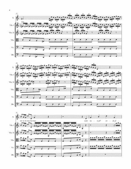 Siam navi all'onde algenti, soprano aria from L'Olimpiade - (score and parts)