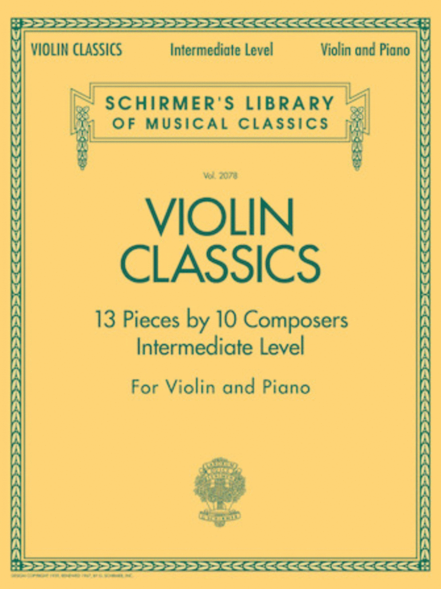 Violin Classics Violin Solo scores gallery preview page 1