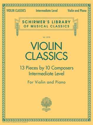 Book cover for Violin Classics