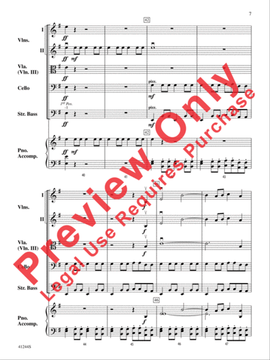 Ablaze String Orchestra scores gallery preview page 8