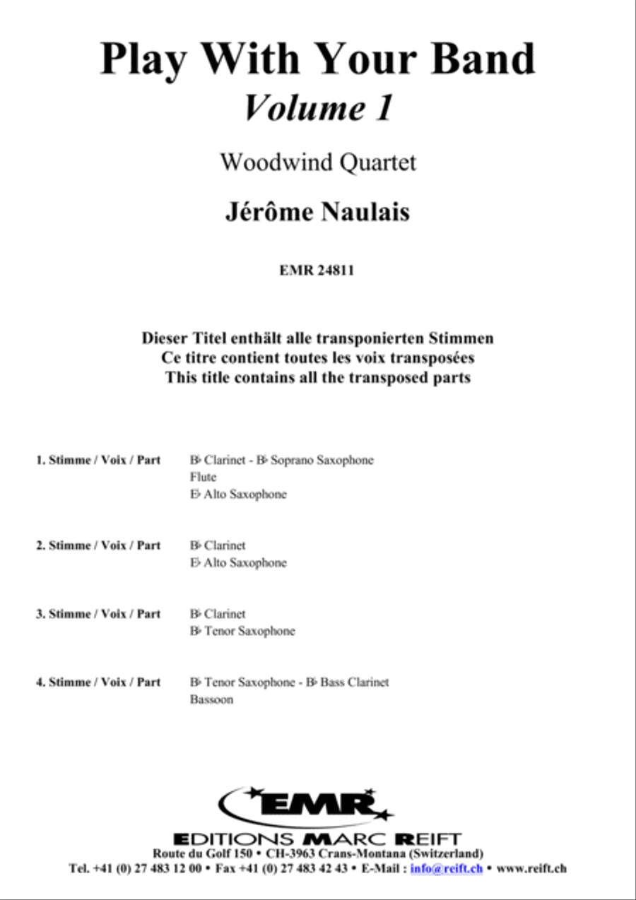 Play With Your Band Volume 1 Woodwind Quartet scores gallery preview page 3