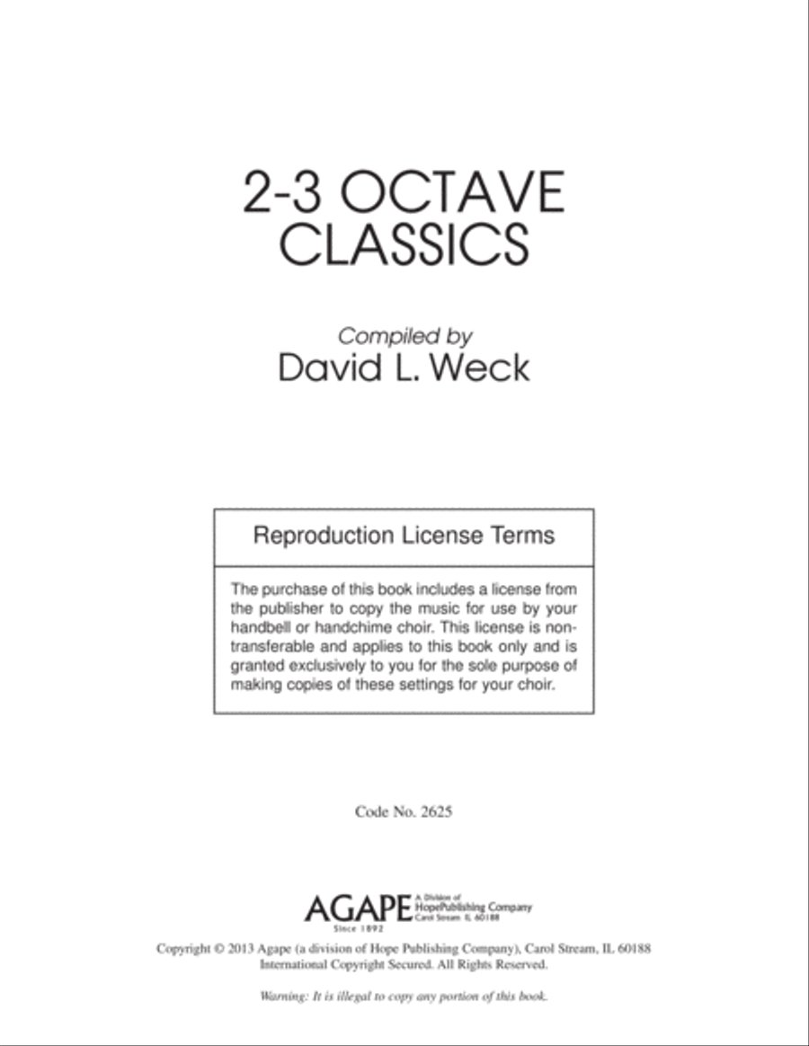 2-3 Octave Classics (Reproducible) image number null