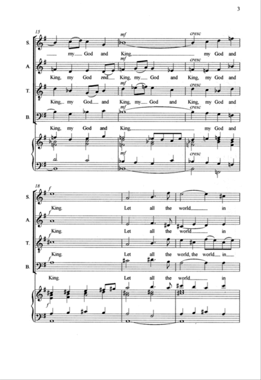 Let All the World 4-Part scores gallery preview page 5