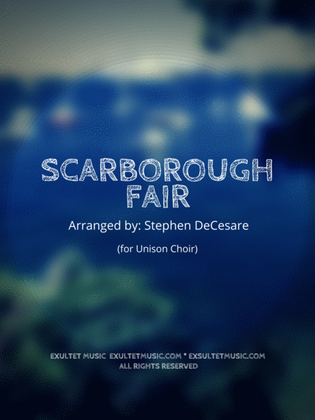 Book cover for Scarborough Fair (for Unison Choir)