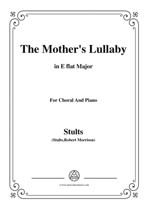 Book cover for Stults-The Story of Christmas,No.9,The Mothers Lullaby,in E flat Major,for Choral&Piano