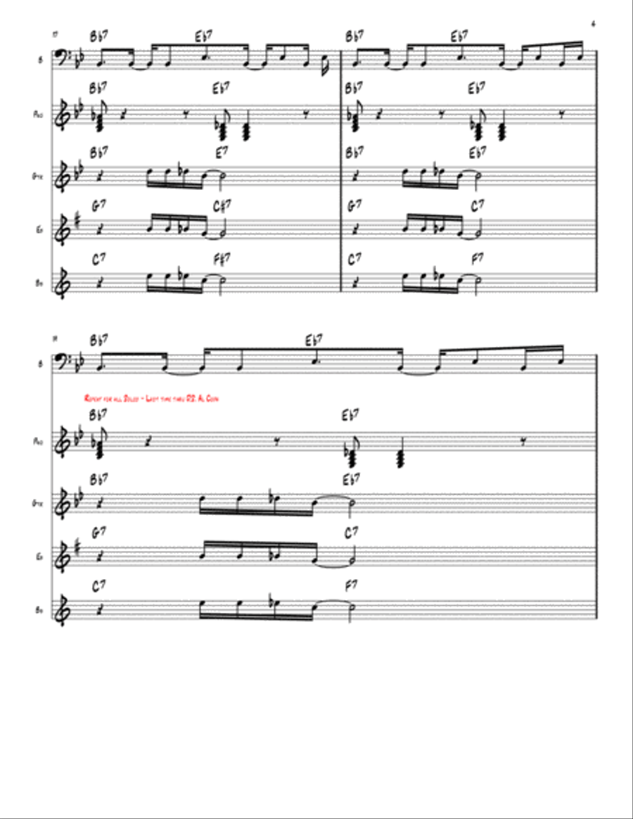 The Chicken Small Ensemble scores gallery preview page 4