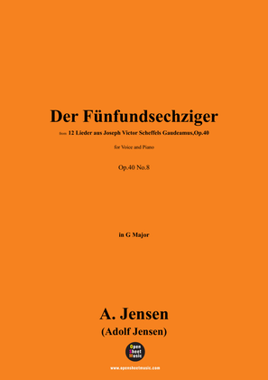 A. Jensen-Der Fünfundsechziger,in G Major,Op.40 No.8