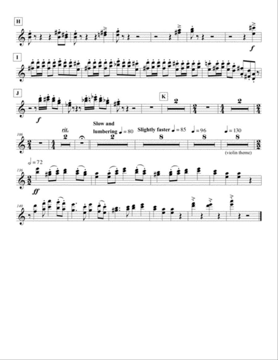 Tetris for orchestra -- parts only Full Orchestra scores gallery preview page 4