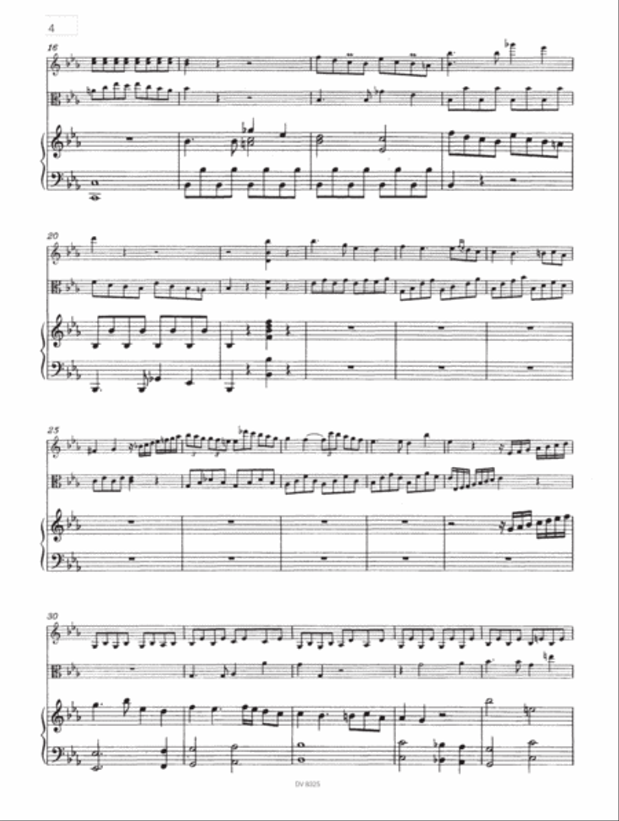 Piano Trio in C minor MWV Q 3 Piano Trio scores gallery preview page 3