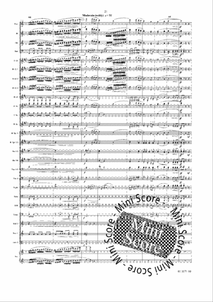 The Bermuda Triangle The Bermuda Triangle Concert Band scores gallery preview page 61