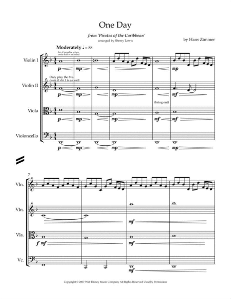One Day String Quartet scores gallery preview page 4
