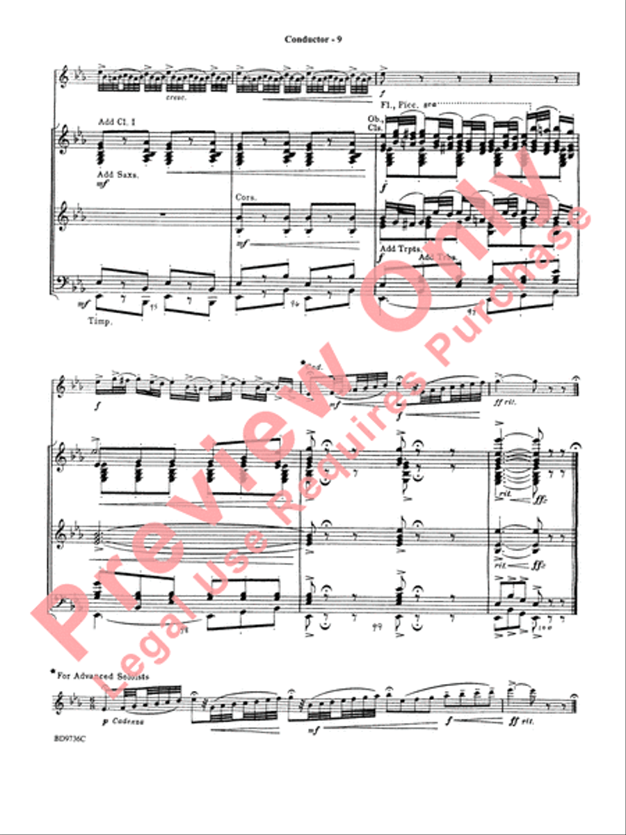 Carnival of Venice Carnival of Venice Concert Band scores gallery preview page 12