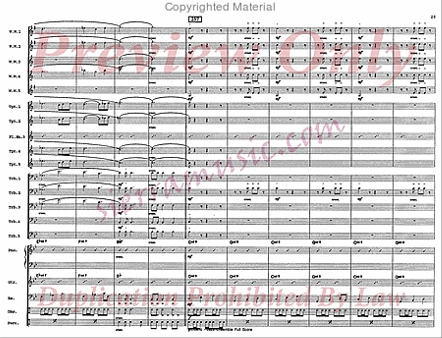 Minuano (six eight) Big Band scores gallery preview page 28