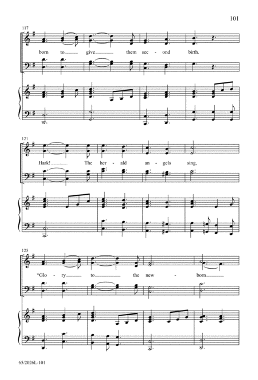 Night of the Father's Love 4-Part scores gallery preview page 102