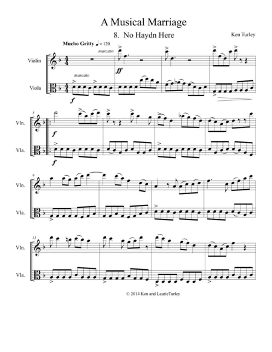 String Duo No 08 from A Musical Marriage 