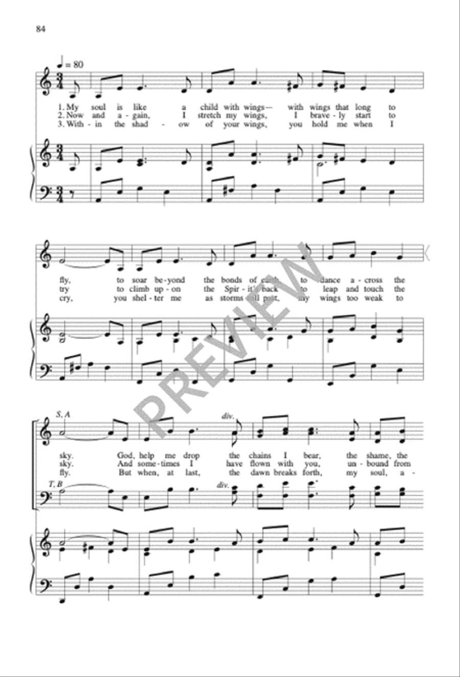 Sing No Empty Alleluias Sacred scores gallery preview page 76