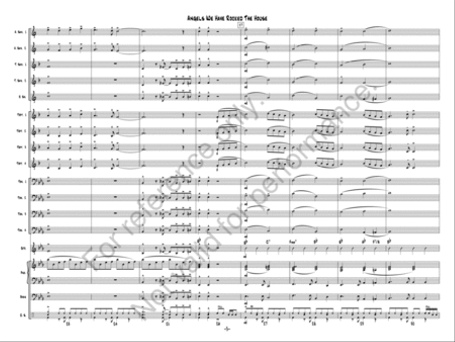 Angels We Have Rocked The House Jazz Ensemble scores gallery preview page 5