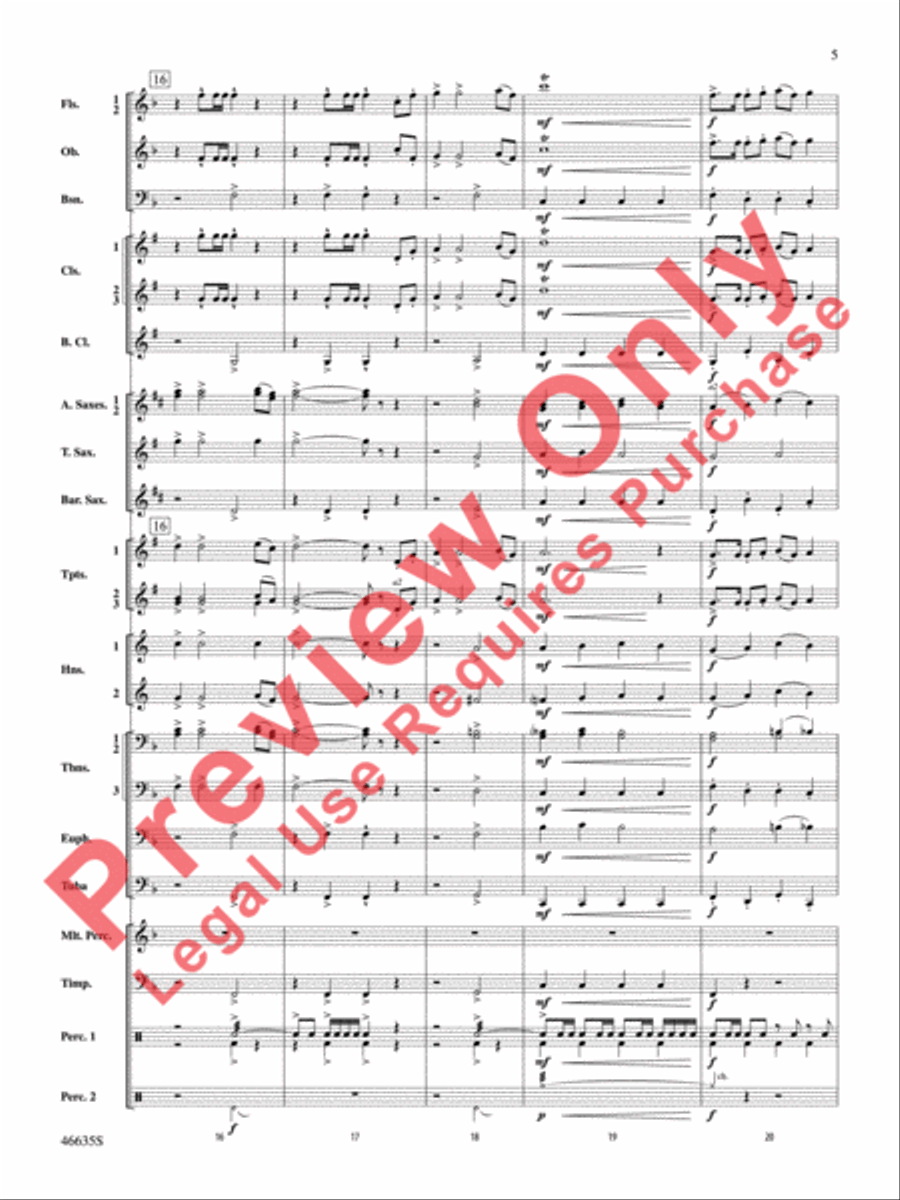 Best of the West! Concert Band scores gallery preview page 6