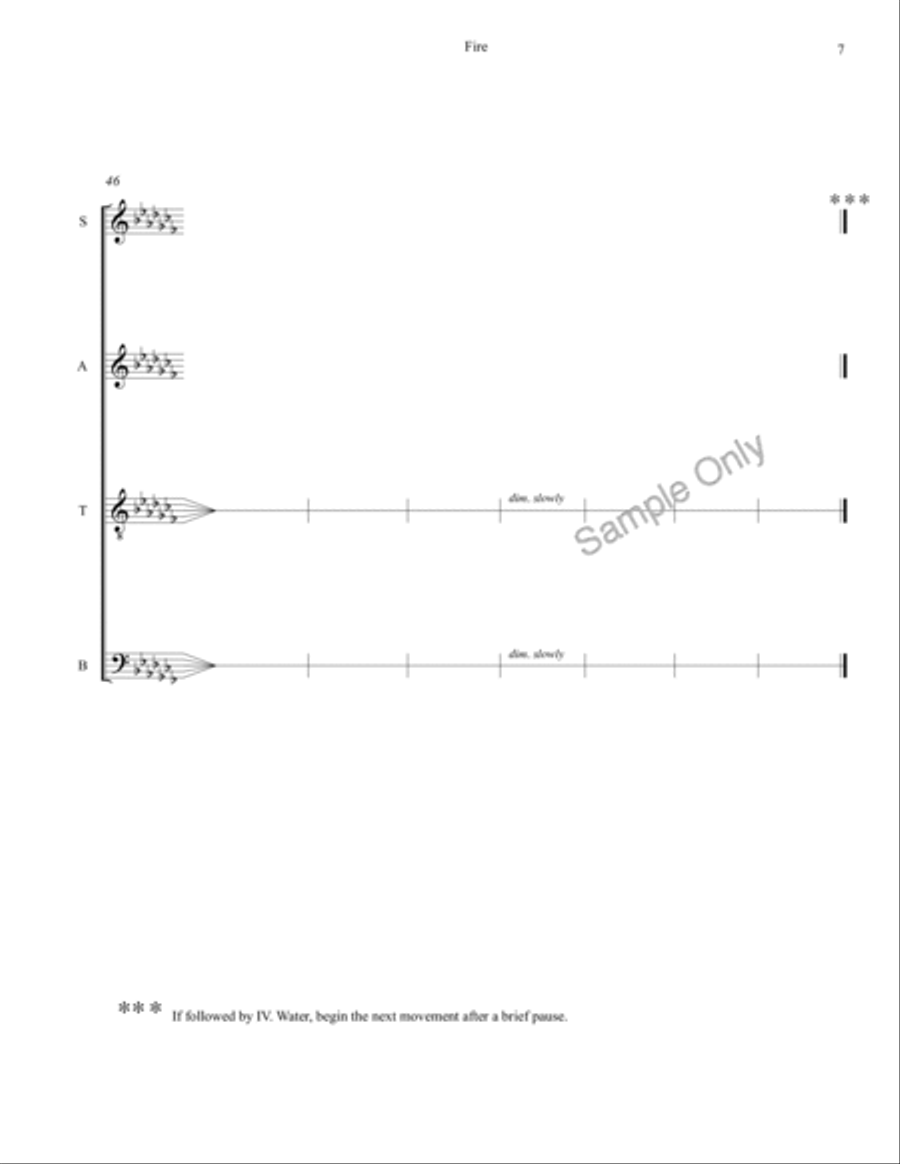 Fire 4-Part scores gallery preview page 7