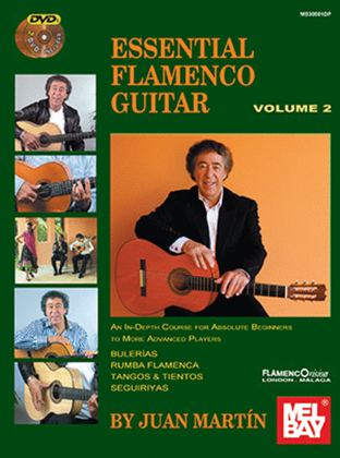Book cover for Essential Flamenco Guitar: Volume 2-An In-Depth Course for Absolute Beginners to More Advanced Players