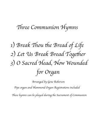 Three Communion Hymns for Organ