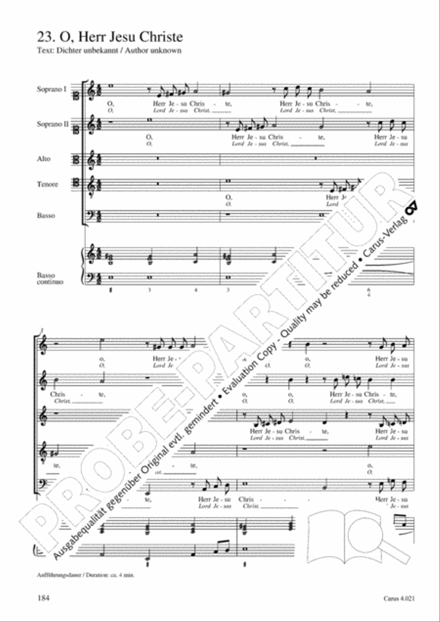Schein: Israelsbrunnlein. Fontana d'Israel. Complete edition Choir scores gallery preview page 191