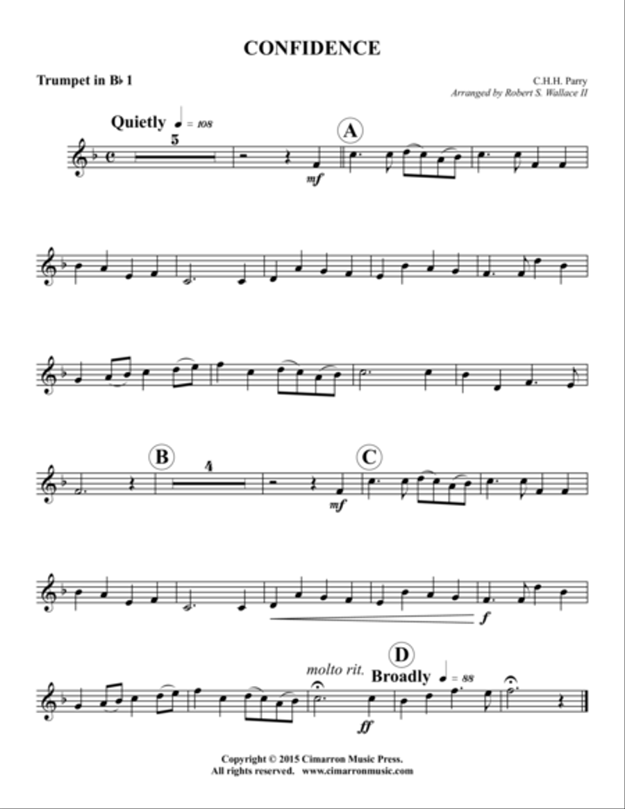 Confidence Brass Quintet scores gallery preview page 3