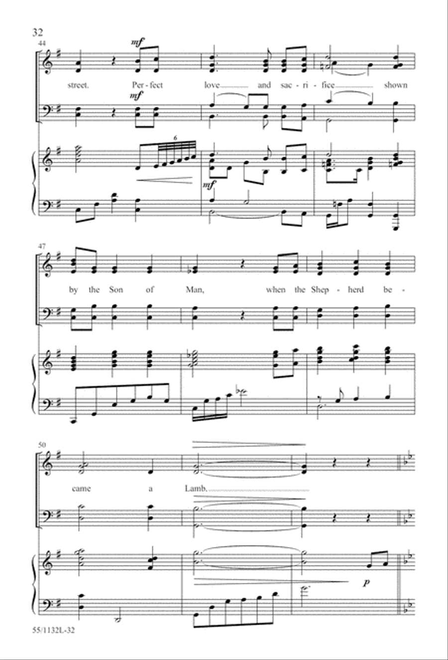 Journey to the Cross 4-Part scores gallery preview page 32