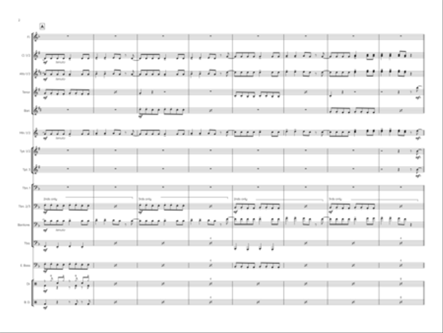 Hot To Go Marching Band scores gallery preview page 2