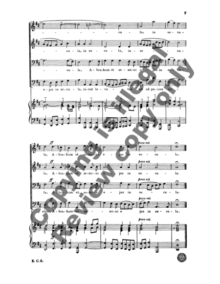 Magnificat: Sicut locutus est (BWV 243)
