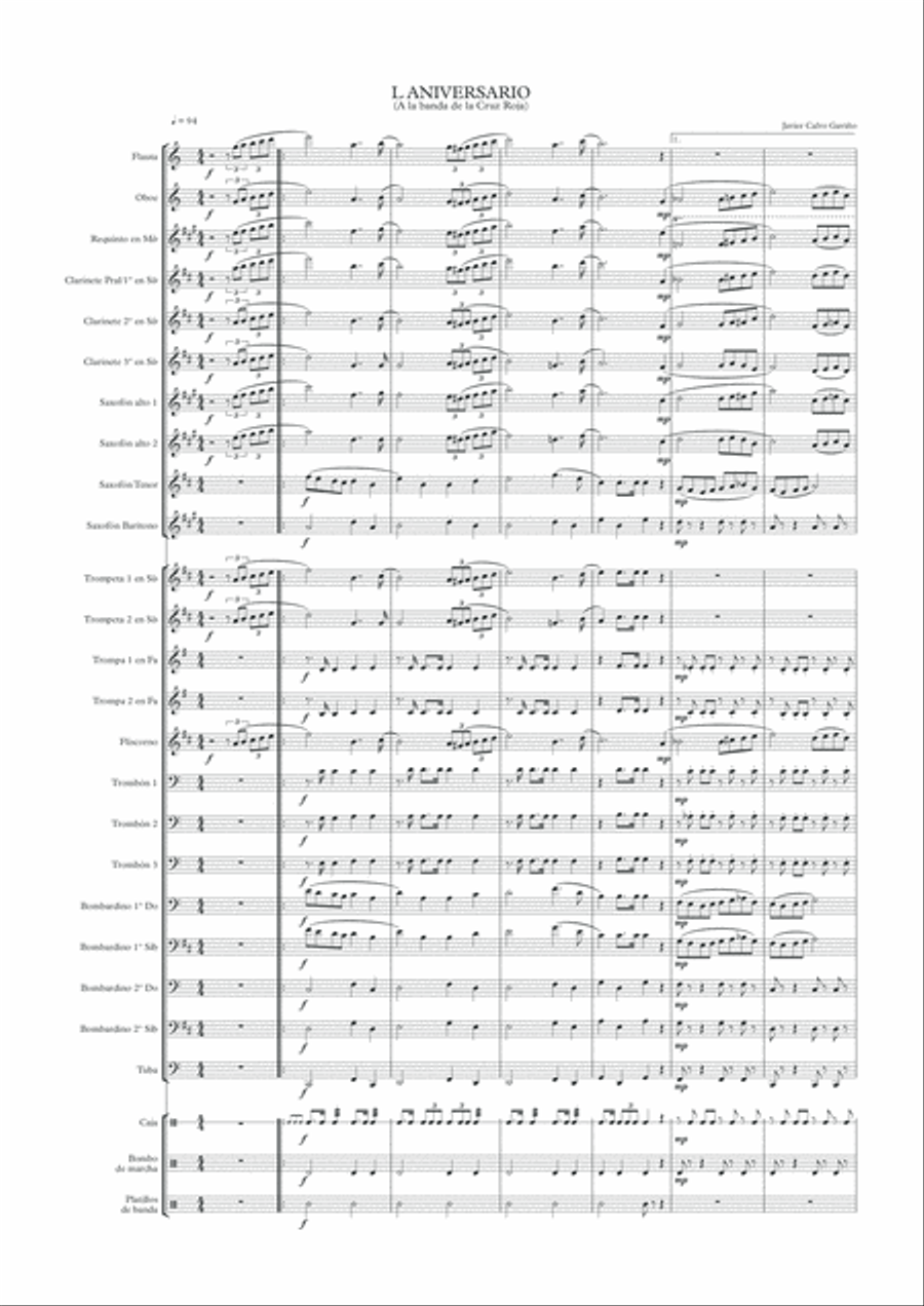 L Aniversario Concert Band scores gallery preview page 2