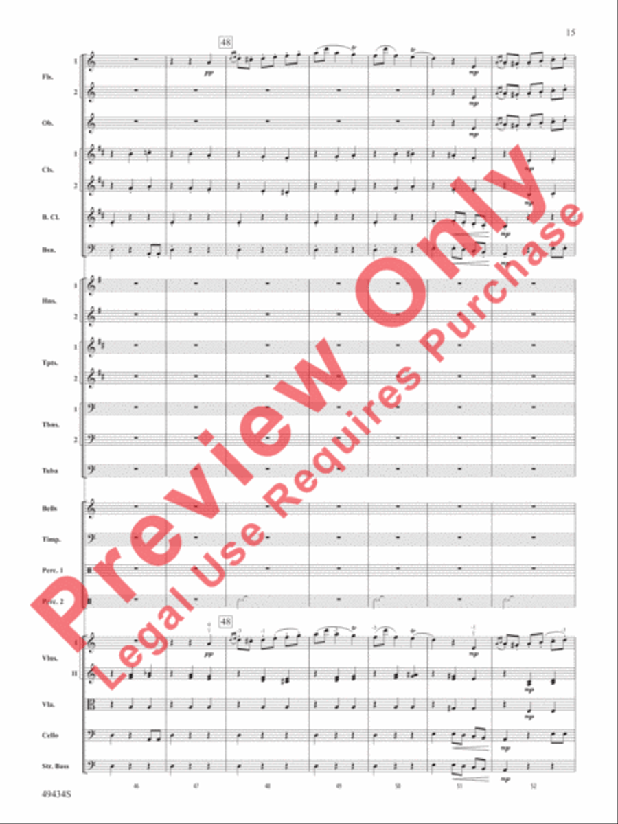 Peer Gynt Suite No.1, Op. 46 Full Orchestra scores gallery preview page 16