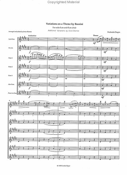 Variations on a Theme by Rossini