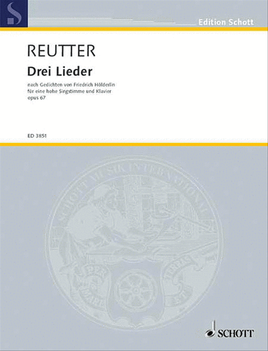 3 Lieder Voice scores gallery preview page 1