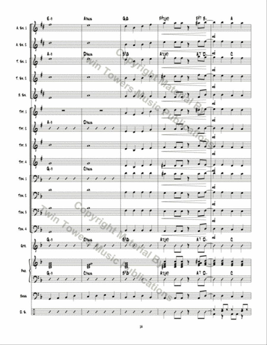 Who Shook? Who Shook? Jazz Ensemble scores gallery preview page 15