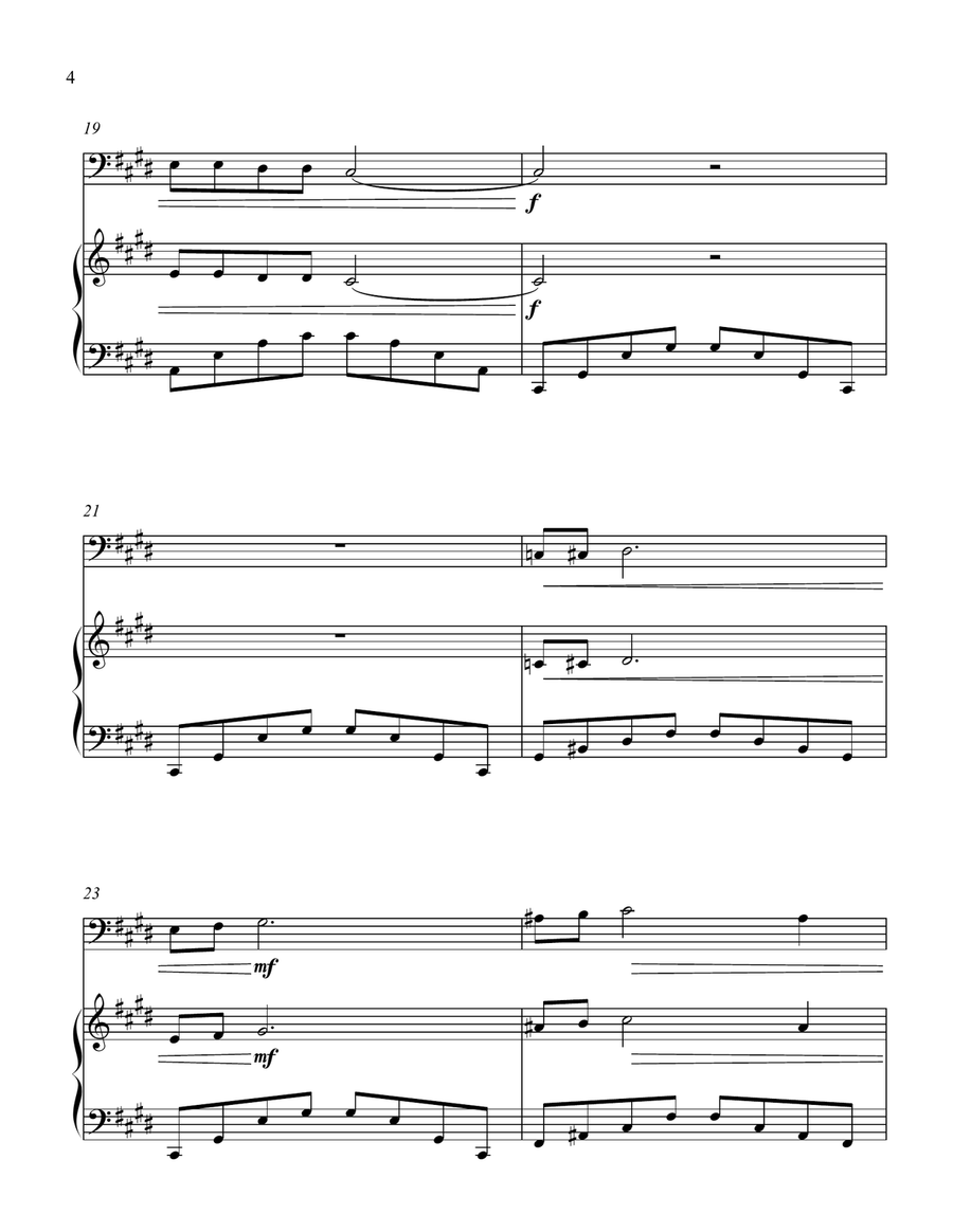 Walking In The Air Bassoon scores gallery preview page 4